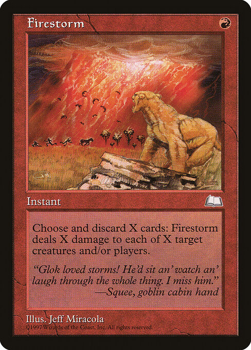 Carta Tormenta de fuego — Weatherlight · WTH · #101