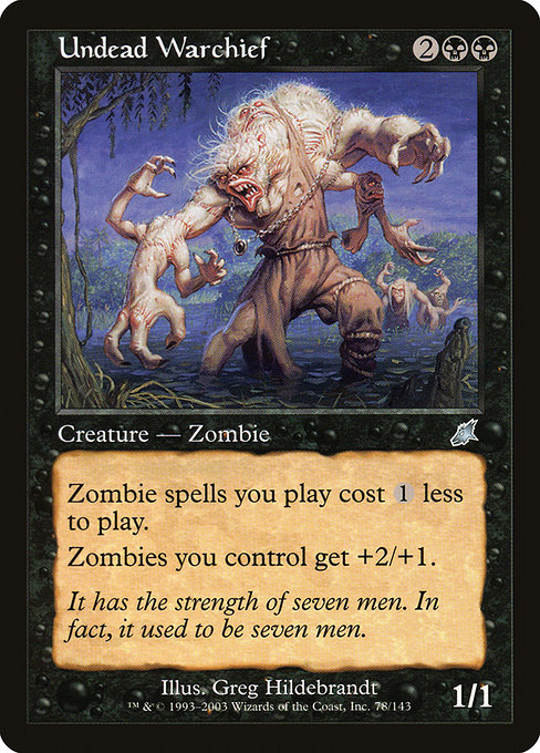 Jefe de guerra muerto viviente — Scourge