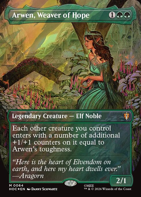 Carta Arwen, tejedora de esperanza — The Hobbit Eternal · HOC · #64