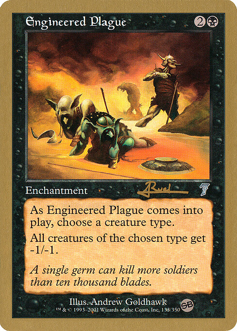 Peste diseñada — World Championship Decks 2001