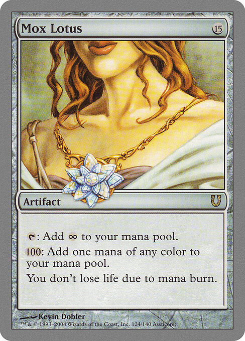 Carta Mox Lotus — Unhinged · UNH · #124