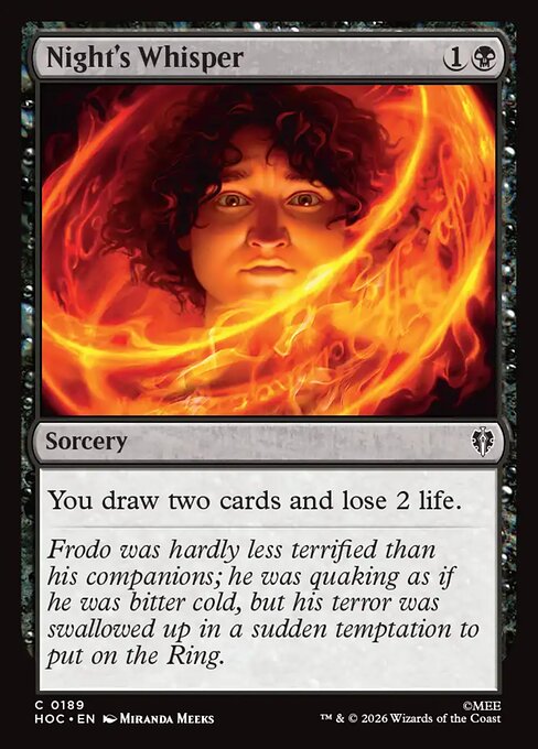 Susurro nocturno — The Hobbit Eternal