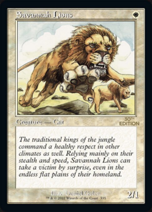 Leones de la sabana — 30th Anniversary Edition