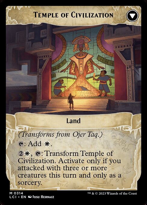 Ojer Taq, Deepest Foundation // Temple of Civilization (cara trasera)