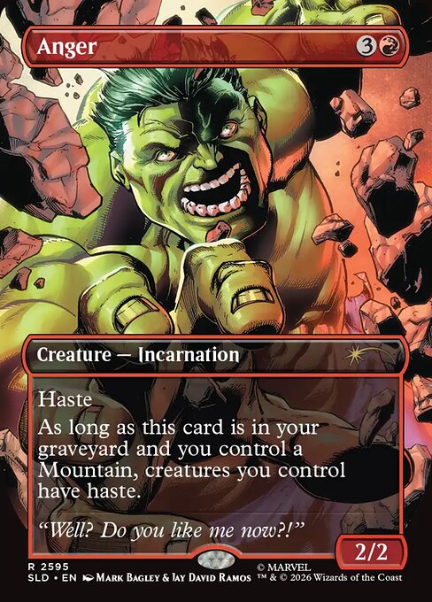 Carta Enojo — Secret Lair Drop · SLD · #2595