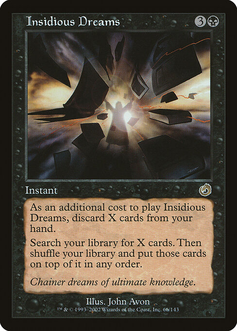 Carta Sueños insidiosos — Torment · TOR · #66