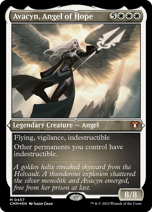 Carta Avacyn, ángel de la esperanza — Commander Masters · CMM · #457