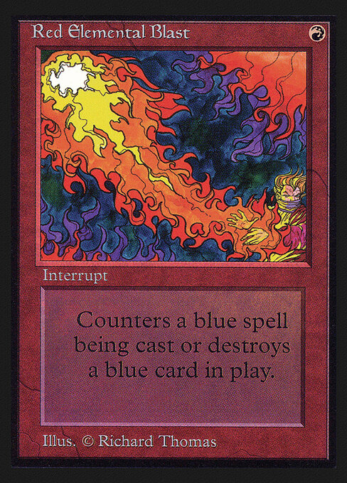 Ráfaga elemental roja — Intl. Collectors' Edition