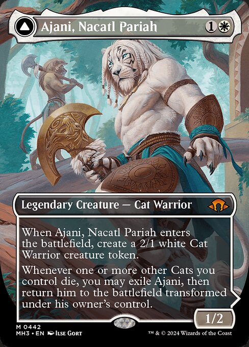 Ajani, Nacatl Pariah // Ajani, Nacatl Avenger — Modern Horizons 3