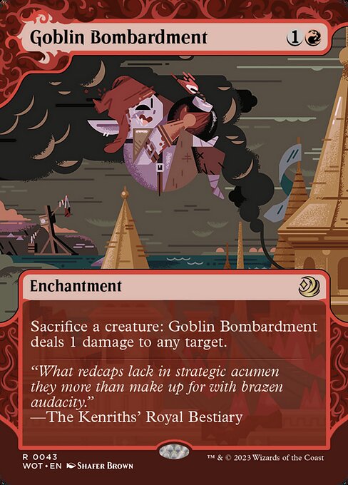 Bombardeo trasgo — Wilds of Eldraine: Enchanting Tales