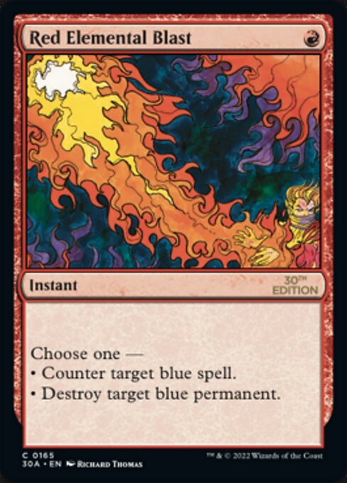 Ráfaga elemental roja — 30th Anniversary Edition