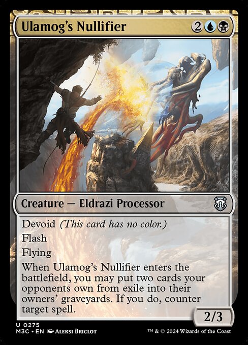 Carta Anulador de Ulamog — Modern Horizons 3 Commander · M3C · #275