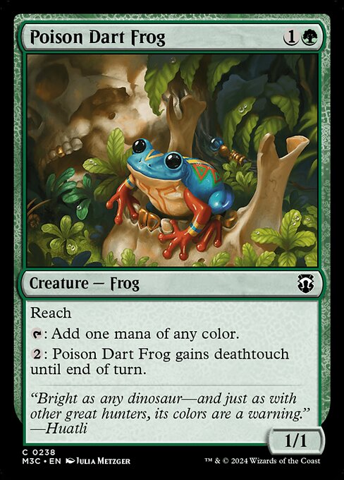 Carta Rana dardoponzoña — Modern Horizons 3 Commander · M3C · #238