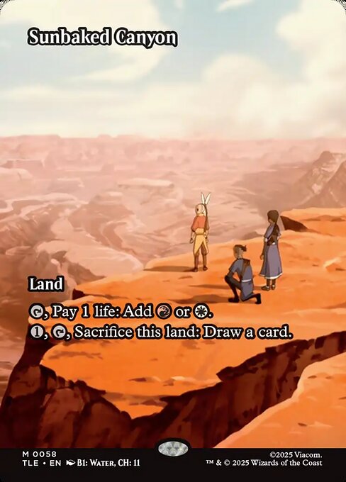 Carta Cañón soleado — Avatar: The Last Airbender Eternal · TLE · #58