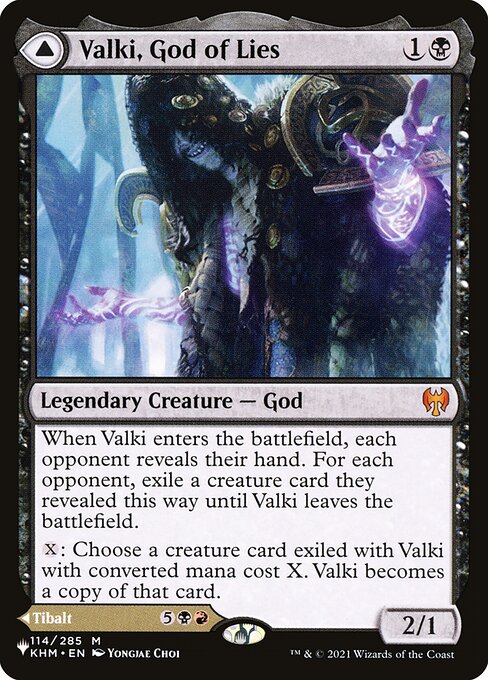 Valki, God of Lies // Tibalt, Cosmic Impostor — The List
