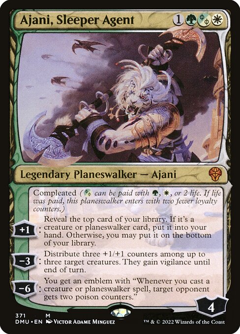 Carta Ajani, Sleeper Agent — Dominaria United · DMU · #371