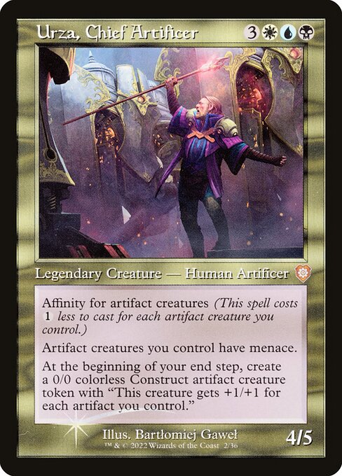 Carta Urza, artífice líder — The Brothers' War Commander · BRC · #2