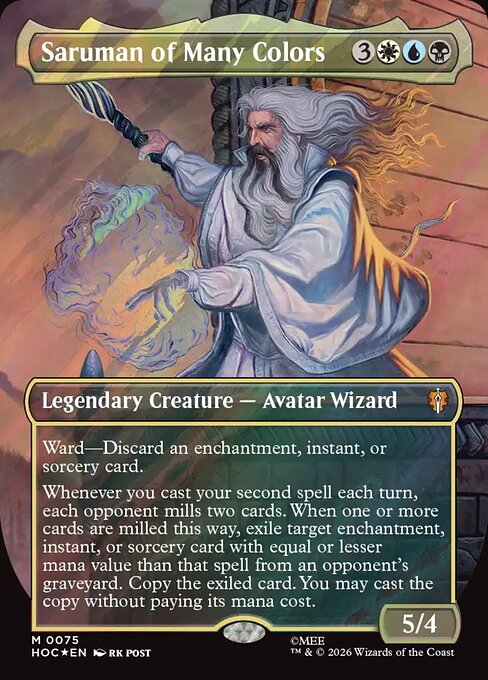 Carta Saruman el Multicolor — The Hobbit Eternal · HOC · #75