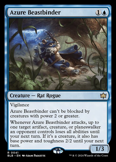 Atabestias celeste — Bloomburrow Promos