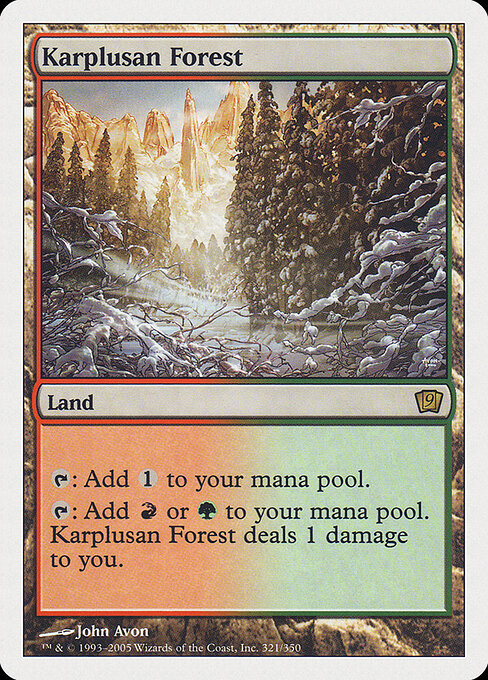 Foresta karplusana — Ninth Edition