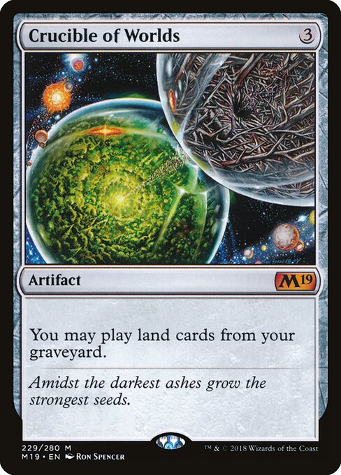 Carta Crisol de mundos — Core Set 2019 · M19 · #229
