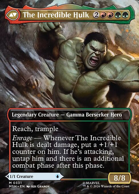 Bruce Banner // The Incredible Hulk (cara trasera)
