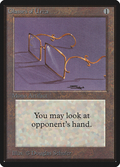 Carta Anteojos de Urza — Limited Edition Beta · LEB · #246