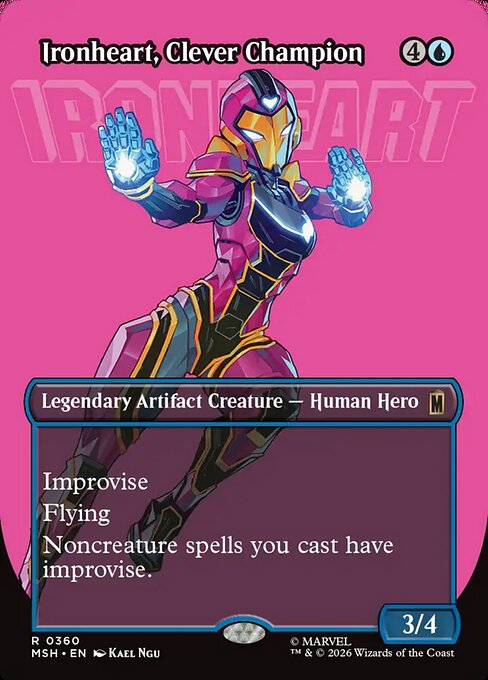 Carta Ironheart, campeona capaz — Marvel Super Heroes · MSH · #360