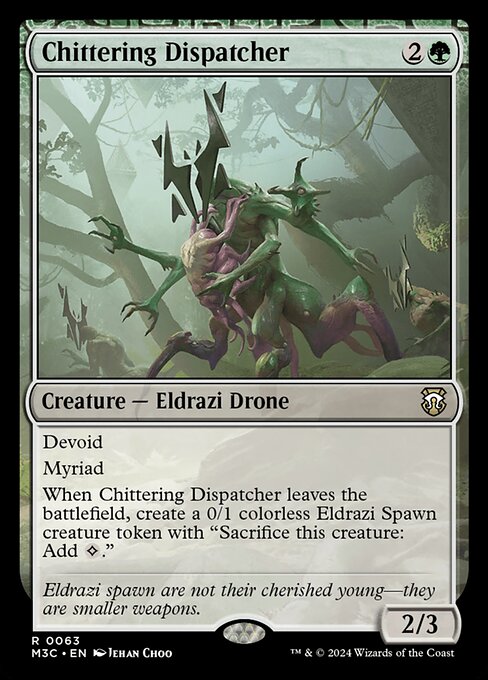 Carta Chittering Dispatcher — Modern Horizons 3 Commander · M3C · #63