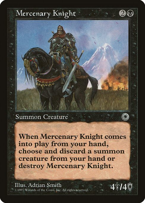 Carta Caballero mercenario — Portal · POR · #99