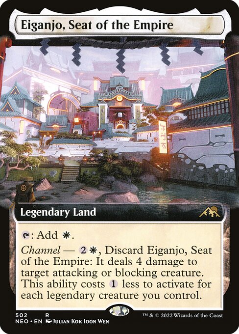Eiganjo, trono del imperio — Kamigawa: Neon Dynasty