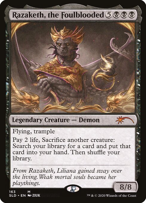 Carta Razaketh, el Sangreinmunda — Secret Lair Drop · SLD · #163