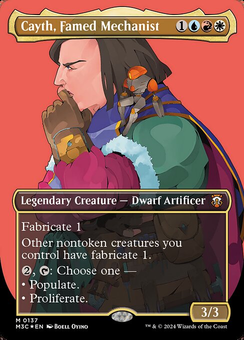 Carta Cayth, Famed Mechanist — Modern Horizons 3 Commander · M3C · #137