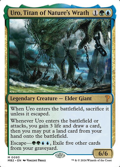 Uro, titán de la ira de la naturaleza — Mystery Booster 2