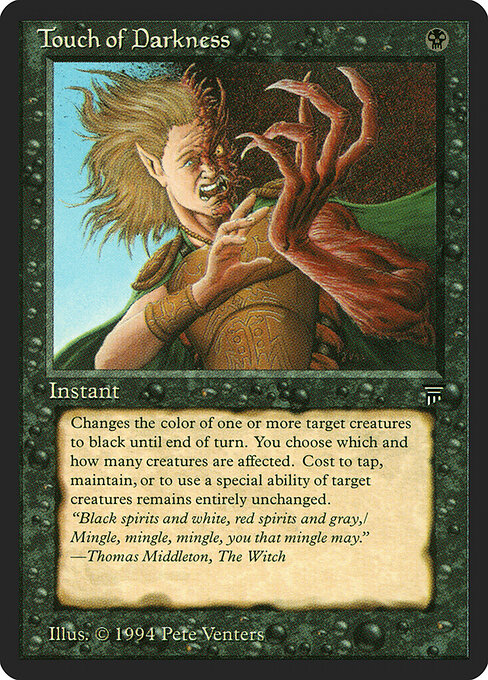 Carta Touch of Darkness — Legends · LEG · #122