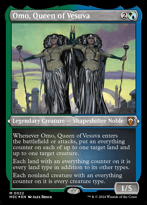 Omo, Queen of Vesuva — Modern Horizons 3 Commander