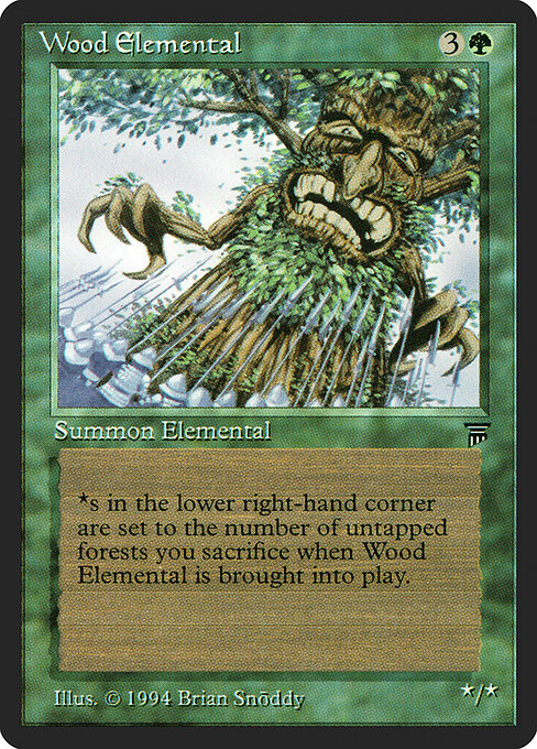 Carta Wood Elemental — Legends · LEG · #215