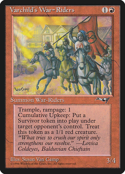 Carta Jinetes guerreros de Varchild — Alliances · ALL · #83