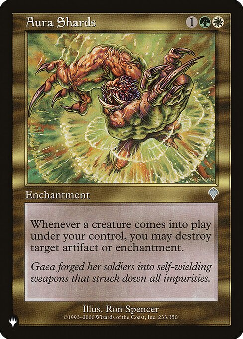 Fragmentos de aura — The List