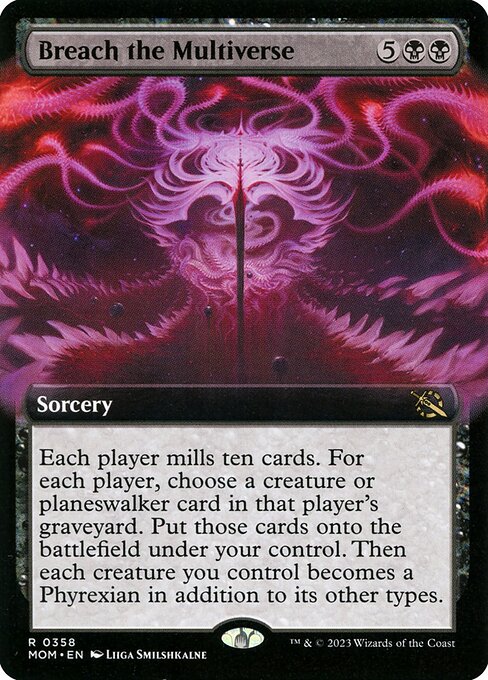Carta Desgarrar el Multiverso — March of the Machine · MOM · #358
