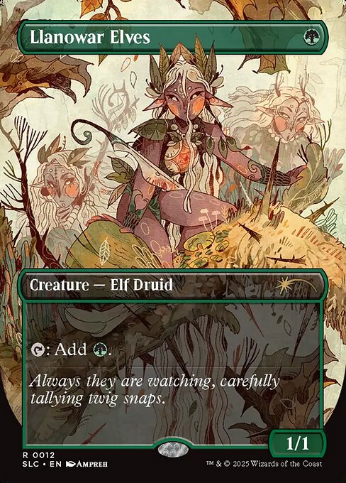 Elfos de Llanowar — Secret Lair Countdown