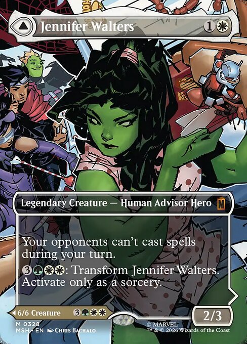 Jennifer Walters // The Sensational She-Hulk (cara frontal)
