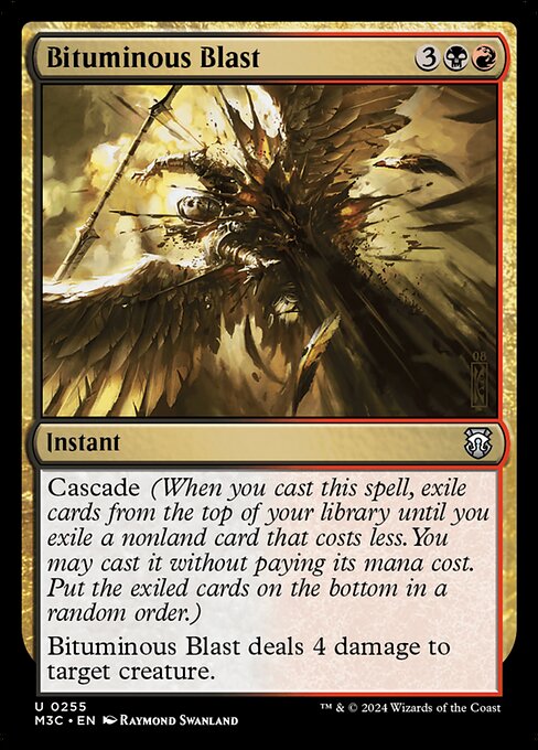 Carta Ráfaga bituminosa — Modern Horizons 3 Commander · M3C · #255