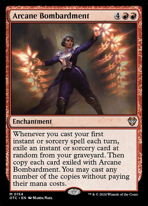 Bombardeo arcano — Outlaws of Thunder Junction Commander