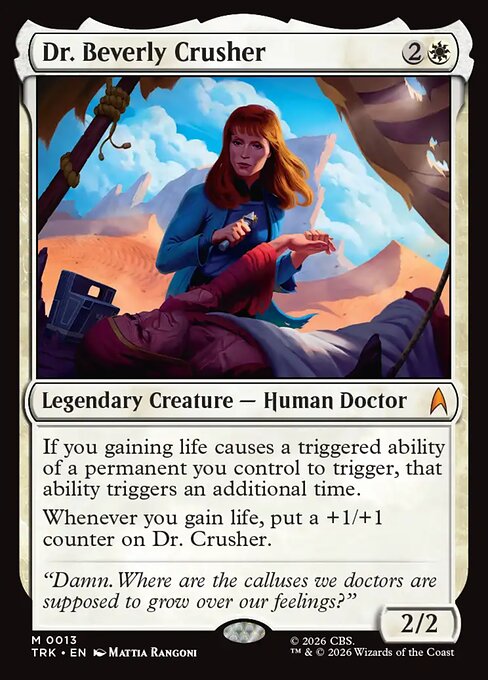 Carta Dr. Beverly Crusher — Star Trek · TRK · #13