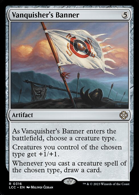 Estandarte del vencedor — The Lost Caverns of Ixalan Commander