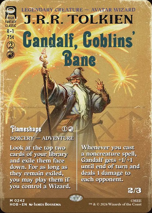 Gandalf, Goblins' Bane // Flameshape — The Hobbit