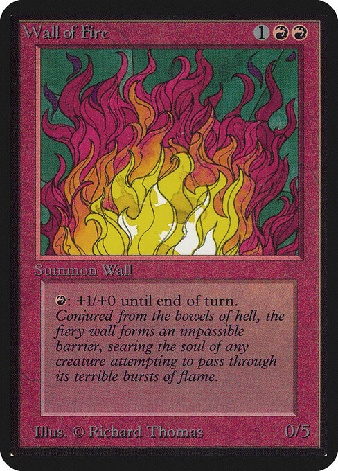 Muro de fuego — Limited Edition Alpha
