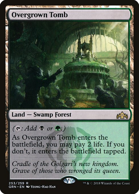Tumba cubierta de hierbas — Guilds of Ravnica