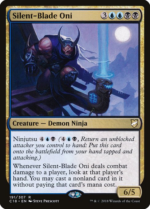 Oni hoja silenciosa — Commander 2018